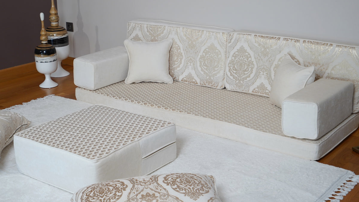 Sectional Sofas, Oriental Floor Cushions, Turkish Floor Seating Set, D