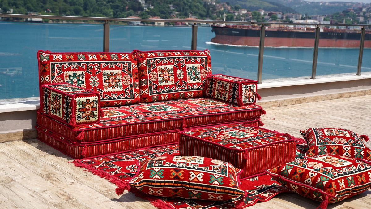 8'' Thickness Sofa Set, Arabic Majlis, Arabic Floor Couch, Oriental Cu