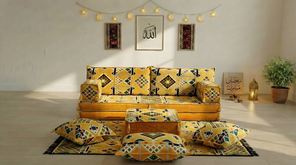 أريكة رمادية مفردة، أريكة عربية، أريكة تراس مع أريكة عثمانية وسجادة، سجادة تركية، أريكة سرير، أريكة أرضية، أريكة تأمل، أثاث غرفة المعيشة