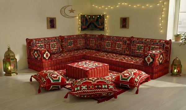 أريكة رمادية مفردة، أريكة عربية، أريكة تراس مع أريكة عثمانية وسجادة، سجادة تركية، أريكة سرير، أريكة أرضية، أريكة تأمل، أثاث غرفة المعيشة