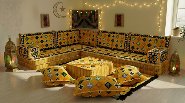 أريكة رمادية مفردة، أريكة عربية، أريكة تراس مع أريكة عثمانية وسجادة، سجادة تركية، أريكة سرير، أريكة أرضية، أريكة تأمل، أثاث غرفة المعيشة