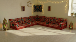 أريكة رمادية مفردة، أريكة عربية، أريكة تراس مع أريكة عثمانية وسجادة، سجادة تركية، أريكة سرير، أريكة أرضية، أريكة تأمل، أثاث غرفة المعيشة