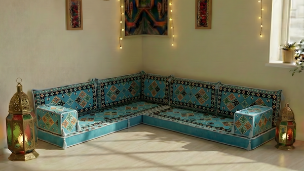 أريكة رمادية مفردة، أريكة عربية، أريكة تراس مع أريكة عثمانية وسجادة، سجادة تركية، أريكة سرير، أريكة أرضية، أريكة تأمل، أثاث غرفة المعيشة