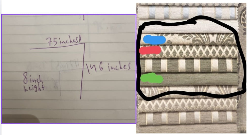 custom sofa for Kaiser Hussain