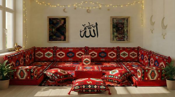أريكة رمادية مفردة، أريكة عربية، أريكة تراس مع أريكة عثمانية وسجادة، سجادة تركية، أريكة سرير، أريكة أرضية، أريكة تأمل، أثاث غرفة المعيشة