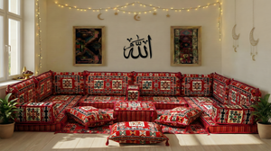 أريكة رمادية مفردة، أريكة عربية، أريكة تراس مع أريكة عثمانية وسجادة، سجادة تركية، أريكة سرير، أريكة أرضية، أريكة تأمل، أثاث غرفة المعيشة