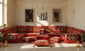 أريكة رمادية مفردة، أريكة عربية، أريكة تراس مع أريكة عثمانية وسجادة، سجادة تركية، أريكة سرير، أريكة أرضية، أريكة تأمل، أثاث غرفة المعيشة