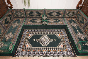 U Shaped Arabic Floor Cushions, Moroccan Sofas, Sectional Sofas, Arabic Seating Sofa, Floor Couches, Arabic Style Sofa