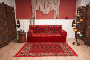 8'' Thickness Sofa Set, Arabic Sofa, Reading Sofa, Floor Couch, Reading Loveseats, Moroccan Cushion