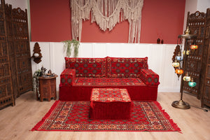 8'' Thickness Sofa Set, Arabic Sofa, Reading Sofa, Floor Couch, Reading Loveseats, Moroccan Cushion