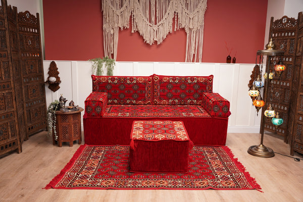 8'' Thickness Sofa Set, Arabic Sofa, Reading Sofa, Floor Couch, Reading Loveseats, Moroccan Cushion