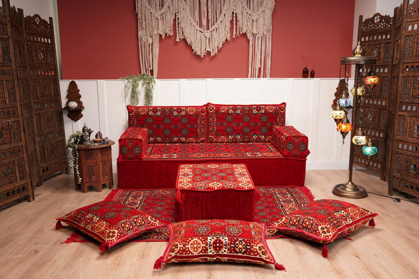 8'' Thickness Sofa Set, Arabic Sofa, Reading Sofa, Floor Couch, Reading Loveseats, Moroccan Cushion