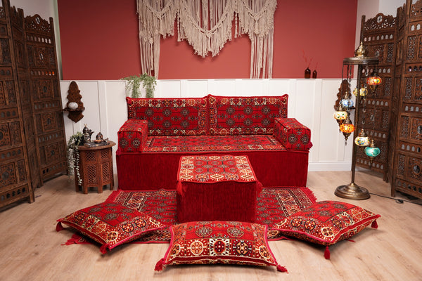 8'' Thickness Sofa Set, Arabic Sofa, Reading Sofa, Floor Couch, Reading Loveseats, Moroccan Cushion