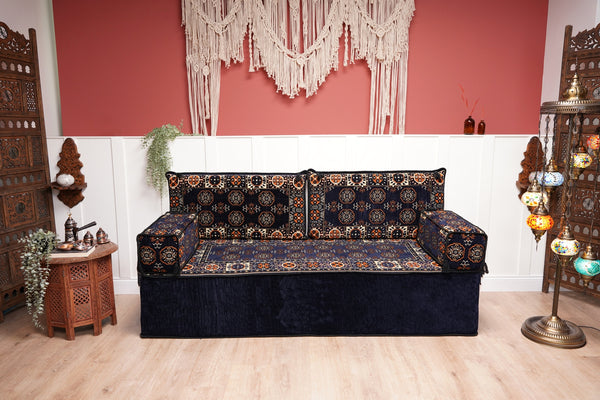 8'' Thickness Sofa Set, Living Room Sofa, Arabic Majlis Furniture, Patio Furniture, Handmade Wooden Bench