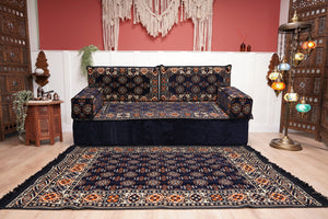 8'' Thickness Sofa Set, Living Room Sofa, Arabic Majlis Furniture, Patio Furniture, Handmade Wooden Bench