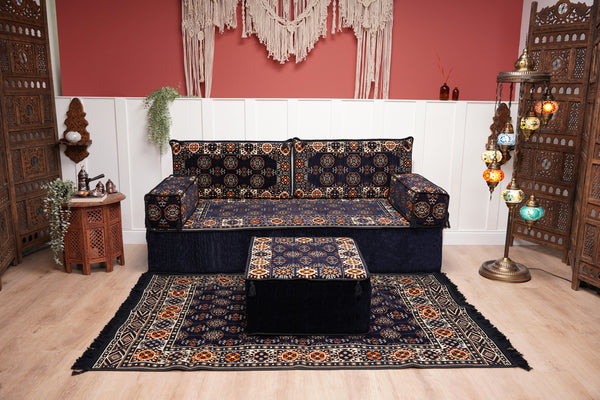 8'' Thickness Sofa Set, Living Room Sofa, Arabic Majlis Furniture, Patio Furniture, Handmade Wooden Bench