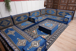 كنبة أرضية عربية، كنب عربي على شكل حرف U، وسائد أرضية، كنبة مجلس عربية، كنب عصري، وسائد مقاعد أرضية