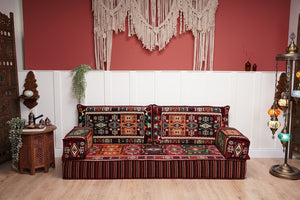 16'' Single Sofa Sets, Loveseat Arabic Sofa, Moroccan Style Sofa, Arabic Majlis, Floor Sofa Seating, Sectional Sofa Set, Arabic Jalsa