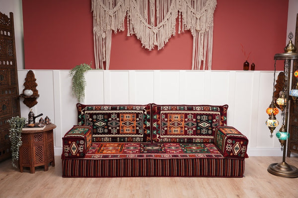 16'' Single Sofa Sets, Loveseat Arabic Sofa, Moroccan Style Sofa, Arabic Majlis, Floor Sofa Seating, Sectional Sofa Set, Arabic Jalsa