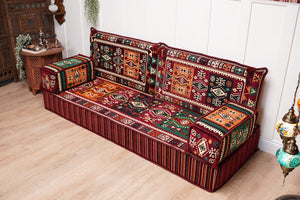 16'' Single Sofa Sets, Loveseat Arabic Sofa, Moroccan Style Sofa, Arabic Majlis, Floor Sofa Seating, Sectional Sofa Set, Arabic Jalsa