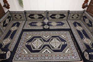 Arabic Majlis Sofa, U Shaped Arabic Floor Sofa Set, Moroccan Sofas, Floor Cushions, Arabic Seating Sofa, Turkish Sofa, Floor Couch