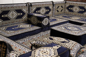 Arabic Majlis Sofa, U Shaped Arabic Floor Sofa Set, Moroccan Sofas, Floor Cushions, Arabic Seating Sofa, Turkish Sofa, Floor Couch