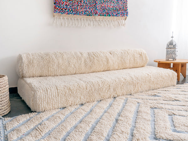 Coussin Rond Marocain Élastique Doux Pour Canapé, Chaise Et Méditation - Décoration Bohème 35x10cm