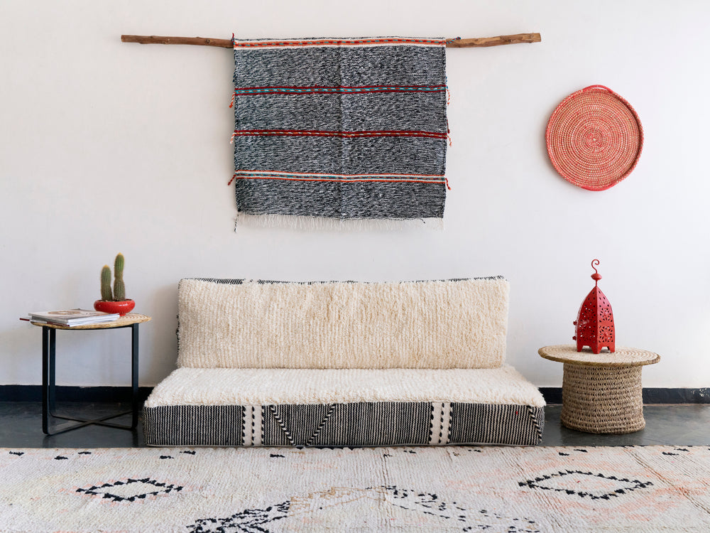 Moroccan-Inspired Floor Sofa, Handmade Floor Seating Sofa, Boho Floor Sofa, Modular Sofa, Floor Cushion Set, Sofa Couch