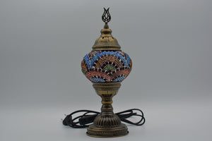 Lampe Mosaïque Turque Fait Main - Lampe de Table Marocaine 100% Authentique, Lampe de Chevet en Verre Mosaïque