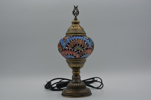 Lampe Mosaïque Turque Fait Main - Lampe de Table Marocaine 100% Authentique, Lampe de Chevet en Verre Mosaïque