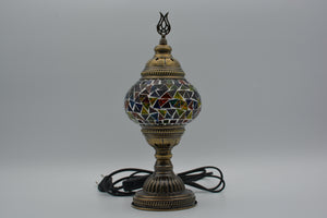 Lampe Mosaïque Turque Fait Main - Lampe de Table Marocaine 100% Authentique, Lampe de Chevet en Verre Mosaïque
