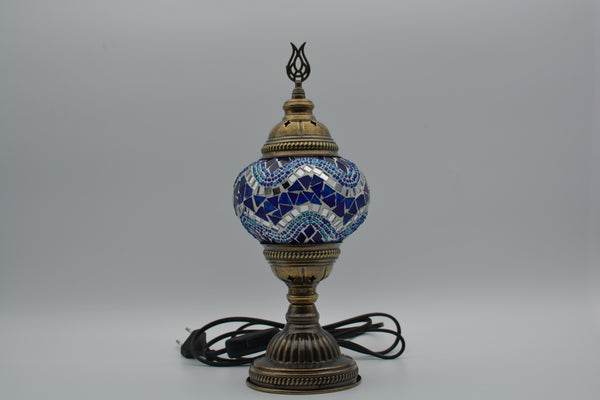 Lampe Mosaïque Turque Fait Main - Lampe de Table Marocaine 100% Authentique, Lampe de Chevet en Verre Mosaïque