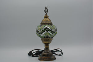 Lampe Mosaïque Turque Fait Main - Lampe de Table Marocaine 100% Authentique, Lampe de Chevet en Verre Mosaïque