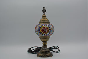 Lampe Mosaïque Turque Fait Main - Lampe de Table Marocaine 100% Authentique, Lampe de Chevet en Verre Mosaïque