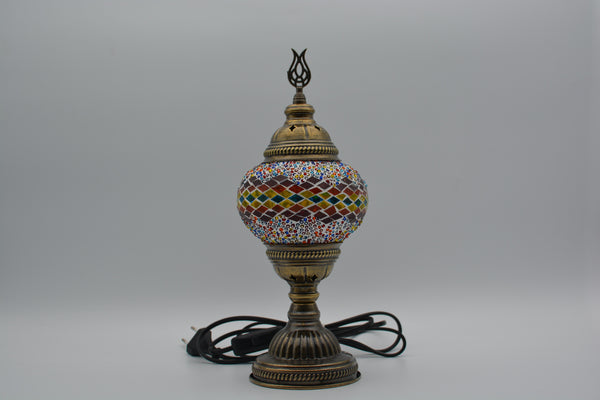 Lampe Mosaïque Turque Fait Main - Lampe de Table Marocaine 100% Authentique, Lampe de Chevet en Verre Mosaïque