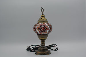 Lampe Mosaïque Turque Fait Main - Lampe de Table Marocaine 100% Authentique, Lampe de Chevet en Verre Mosaïque