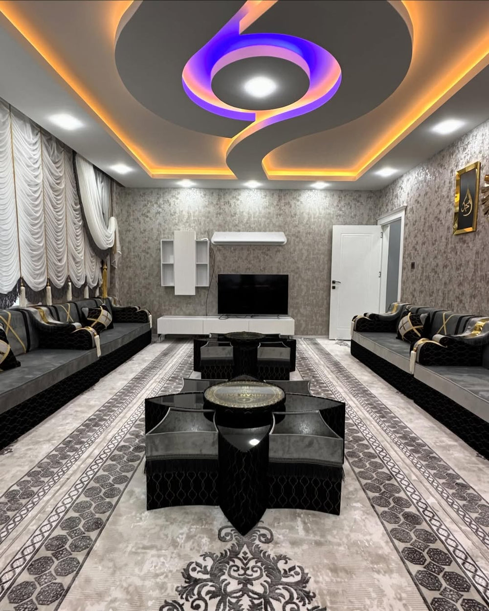 Arabic Furniture for Cafes, Arabic Jalsa Set, Wooden Bench Sofa, Arabic Majlis, Yemeni Majlis, Ottoman Sofa