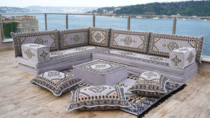 Custom L shape grey palace for Syed Hasnain