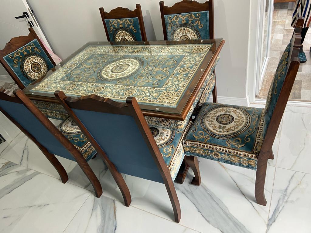 Turquoise Imperial Mandala: Arabic Jalsa Sofa – Turkish Carpet Bench –