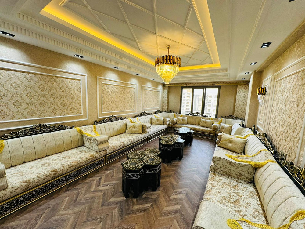 Yemeni Majlis, Arabic Majlis Sofa, Turkish Rug Sofa, Arabic Furniture for Restaurants, Moroccan Majlis, Arabic Jalsa, Wooden Bench for Restaurant and Cafés