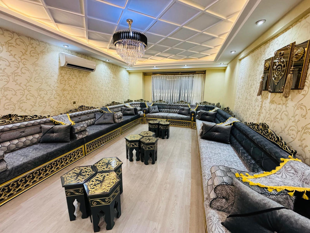 Arabic Jalsa, Turkish Rug Sofa, Arabic Furniture for Restaurants, Moroccan Majlis, Yemeni Majlis, Wooden Bench for Restaurant and Cafés, Arabic Majlis Sofa