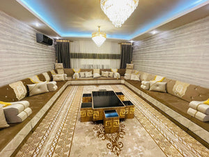 Arabic Sofa Seating, Arabic Majlis, Arabic Majlis Jalsa, Arabic Furniture for Cafes, Moroccan Majlis, Wooden Bench Majlis, Arabic Floor Seating