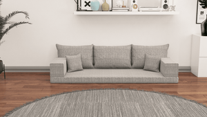 Linen Floor Couch, Floor Sofa , Bohemian furniture, Floor Pouf, Floor Seating, Sofa Living Couch, Floor Seat, Floor Cushion