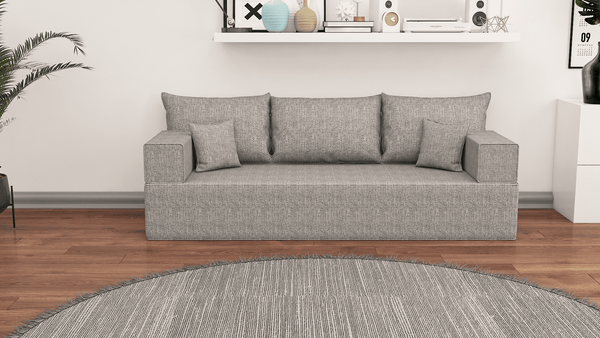 Linen Floor Couch, Floor Sofa , Bohemian furniture, Floor Pouf, Floor Seating, Sofa Living Couch, Floor Seat, Floor Cushion