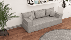 Linen Floor Couch, Floor Sofa , Bohemian furniture, Floor Pouf, Floor Seating, Sofa Living Couch, Floor Seat, Floor Cushion