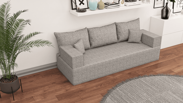 Linen Floor Couch, Floor Sofa , Bohemian furniture, Floor Pouf, Floor Seating, Sofa Living Couch, Floor Seat, Floor Cushion