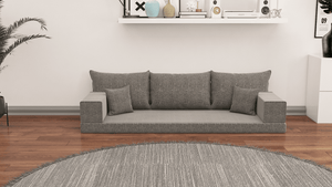 Linen Floor Couch, Floor Sofa , Bohemian furniture, Floor Pouf, Floor Seating, Sofa Living Couch, Floor Seat, Floor Cushion