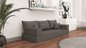 Linen Floor Couch, Floor Sofa , Bohemian furniture, Floor Pouf, Floor Seating, Sofa Living Couch, Floor Seat, Floor Cushion