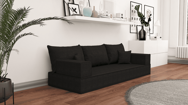 Linen Floor Couch, Floor Sofa , Bohemian furniture, Floor Pouf, Floor Seating, Sofa Living Couch, Floor Seat, Floor Cushion