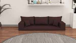 Linen Floor Couch, Floor Sofa , Bohemian furniture, Floor Pouf, Floor Seating, Sofa Living Couch, Floor Seat, Floor Cushion